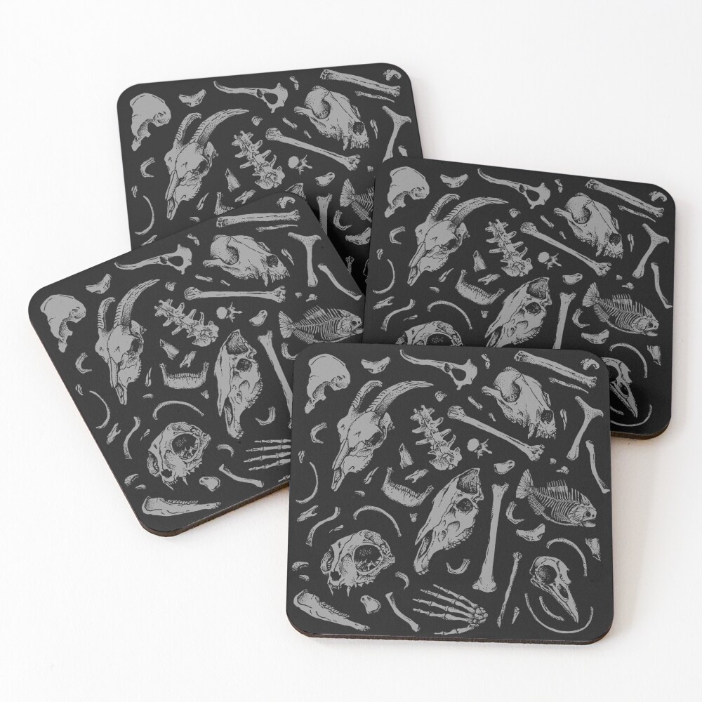 Bones Coasters (Set of 4)