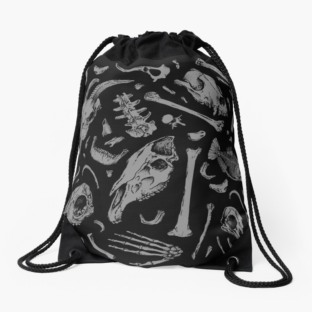 Bones Drawstring Bag