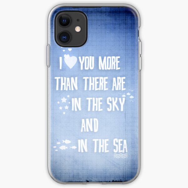 I ♥ you more iPhone Soft Case