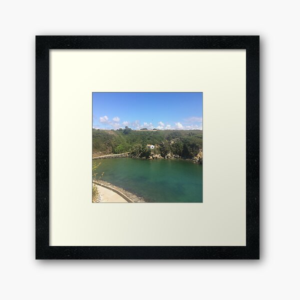 Green Underwater Dream, Alentejo, Portugal Framed Art Print