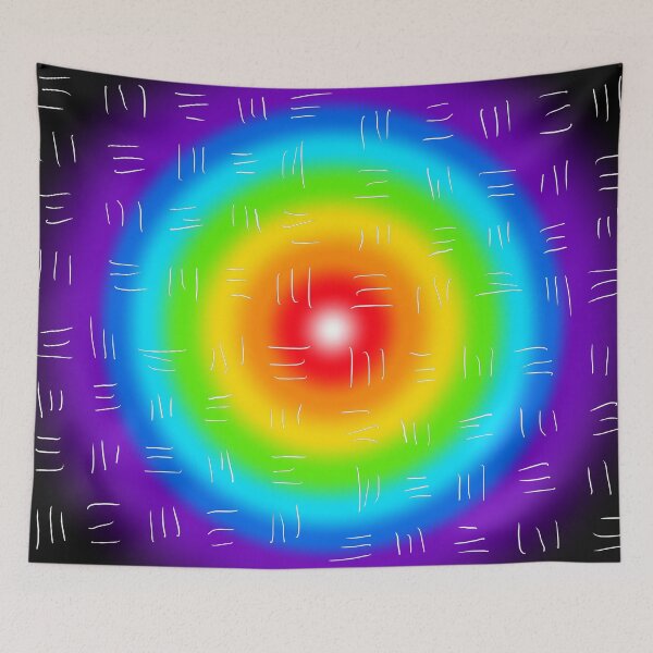 Item preview, Line Dash Pattern (Circular Rainbow) designed and sold by AJ505.