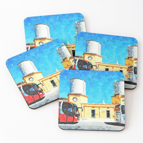 Item preview, Bus and old railway station designed and sold by Giuseppe Cocco.