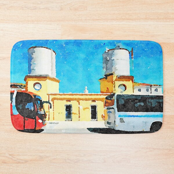 Item preview, Bus and old railway station designed and sold by Giuseppe Cocco.