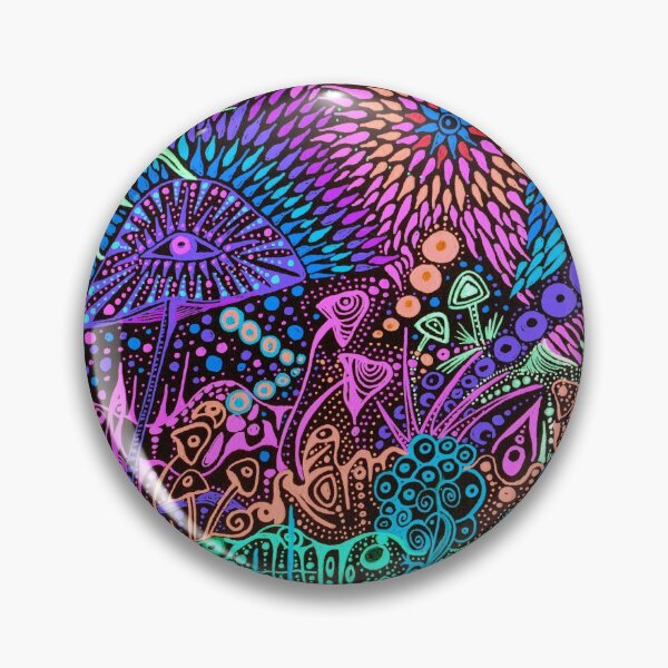 Item preview, Neon Mushrooms on the Moon designed and sold by Julijuls.