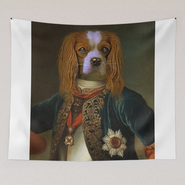 Item preview, english springer,Royal Pet Portrait - Digital Painting Dog, Cat, Pet in Renaissance Medieval Costume designed and sold by shirtscom.