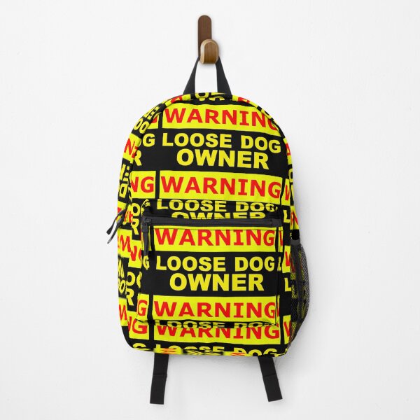 Item preview, warning loose dog owner designed and sold by patriotazx.