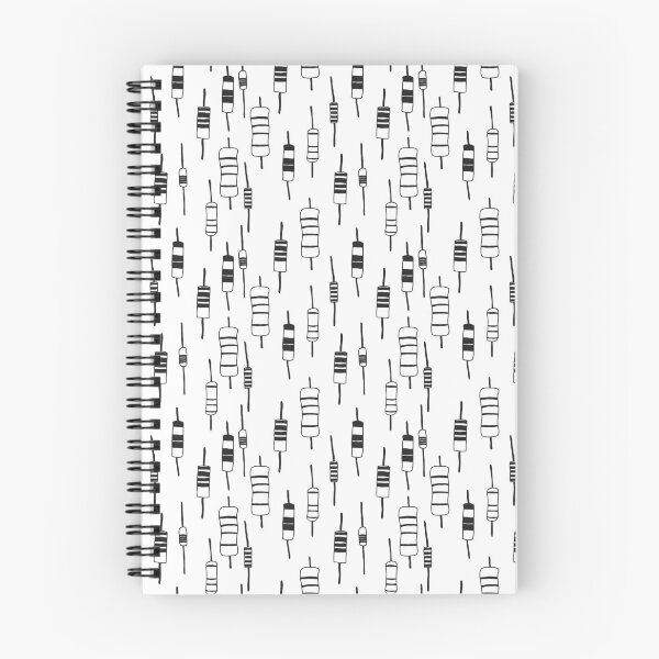Item preview, Resistors - Black on White designed and sold by Hodgepodge Bricolage.