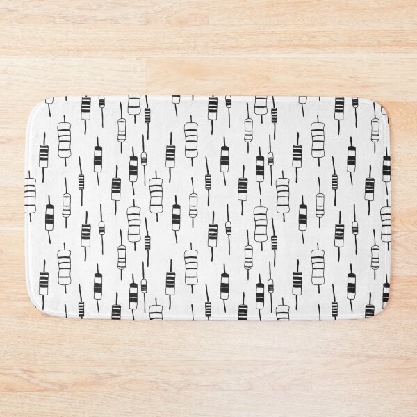 Item preview, Resistors - Black on White designed and sold by Hodgepodge Bricolage.