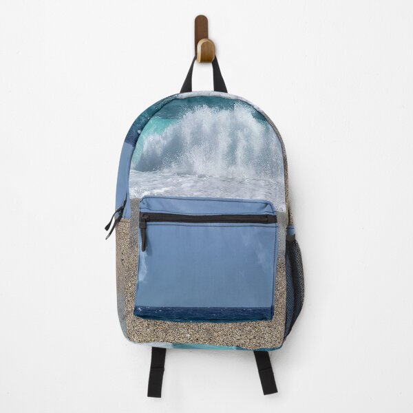 blue ocean waves Backpack