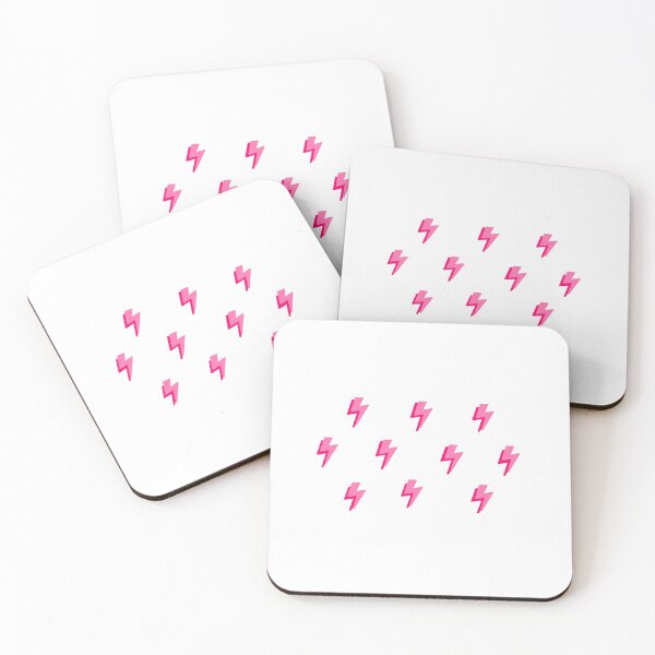 Item preview, pink lightning bolt sticker pack designed and sold by stickersbymegs.