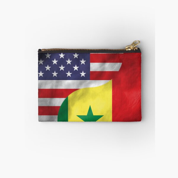 Item preview, USA and Senegal Dual Flag Yin Yang Combination designed and sold by ockshirts.
