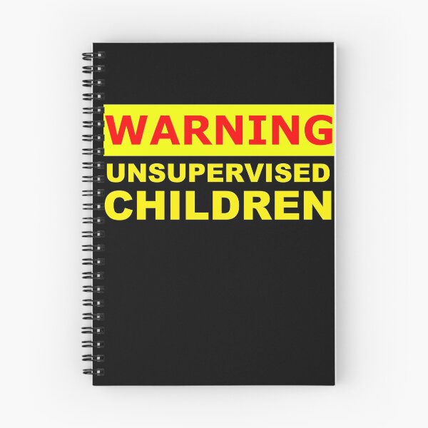 Item preview, warning unsupervised children sign designed and sold by patriotazx.