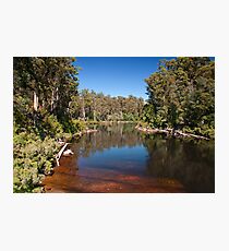 Huon River, Tahune Forest Airwalk, Tasmania Photographic Print