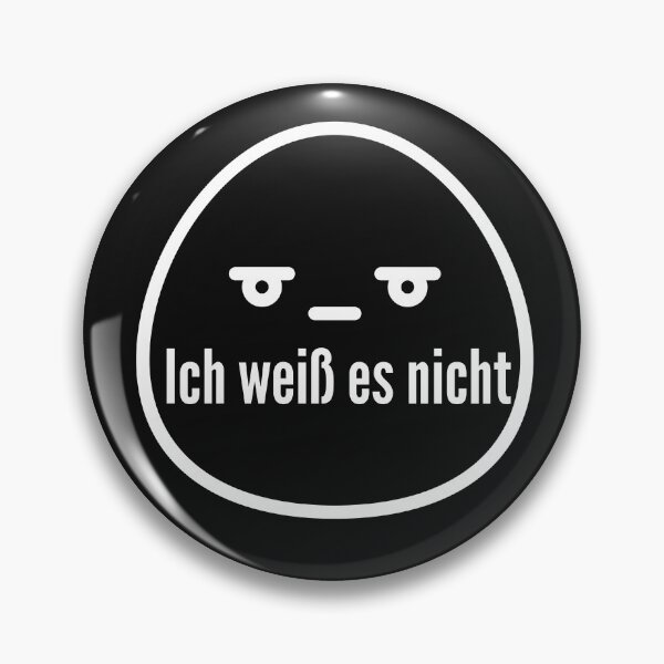 Artikelvorschau, Ich weiß es nicht Ich weiß kein Deutsch Deutsch unglücklich verwirrtes Gesicht entworfen und verkauft von Time4German.