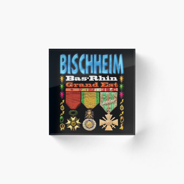 Bischheim Bas-Rhin Grand Est Bloc acrylique
