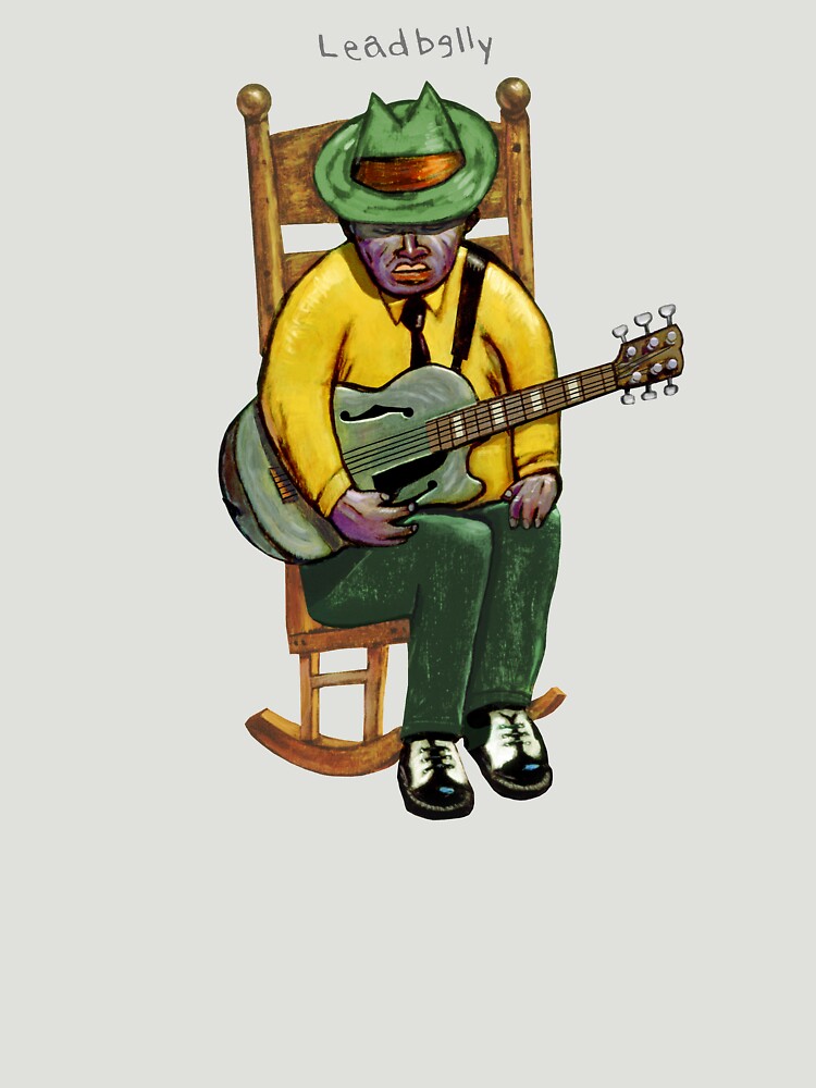 "Lead Belly and Guitar" Tshirt for Sale by JohnParraArt Redbubble