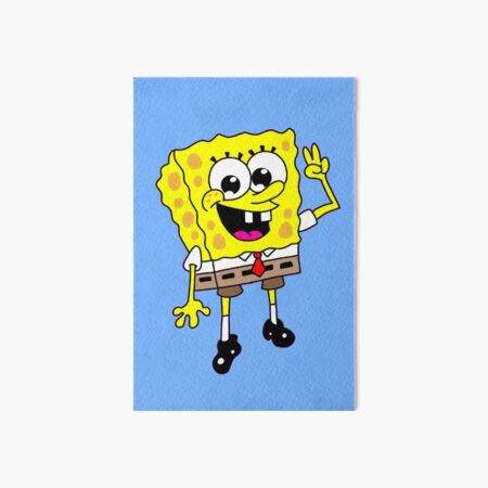 Sponge bob Smiley Face Art Board Print for Sale by reesls