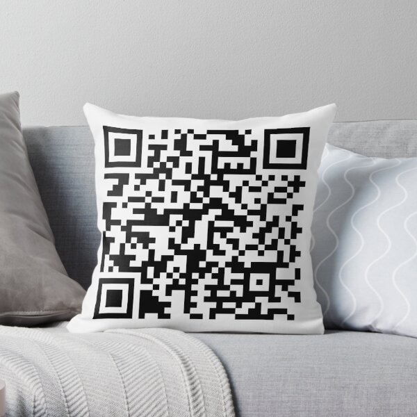 Barry Wood QR Code LOL Cojín