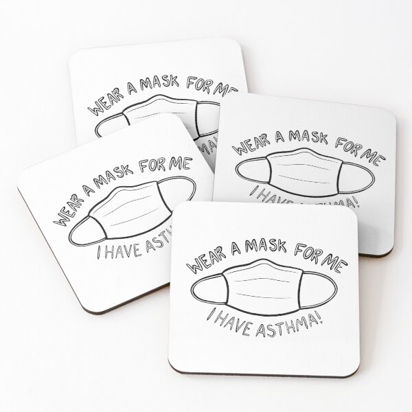 Item preview, Wear a Mask for Me I have Asthma! designed and sold by Mackenzie Todd.