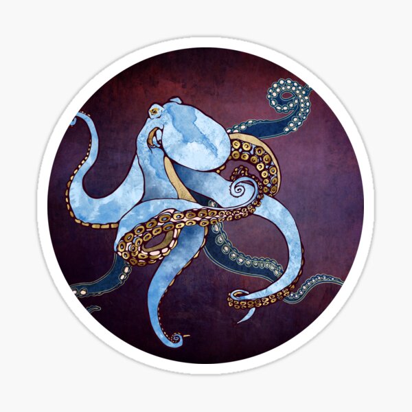 Item preview, Metallic Octopus III designed and sold by spacefrogdesign.