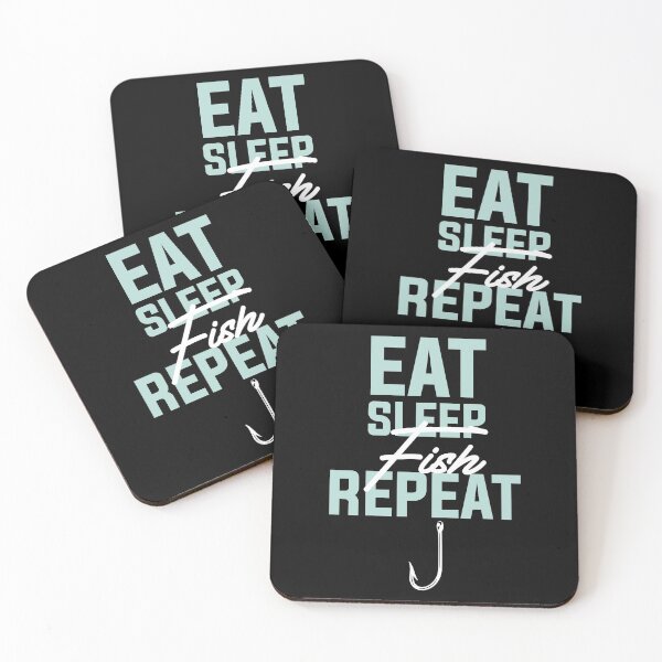Item preview, Eat Sleep Fish Repeat designed and sold by Thedoode.