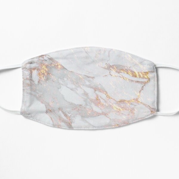 Rose Gold Marble Flat Mask