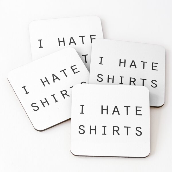 Item preview, I Hate Shirts | Typography designed and sold by rsty11.