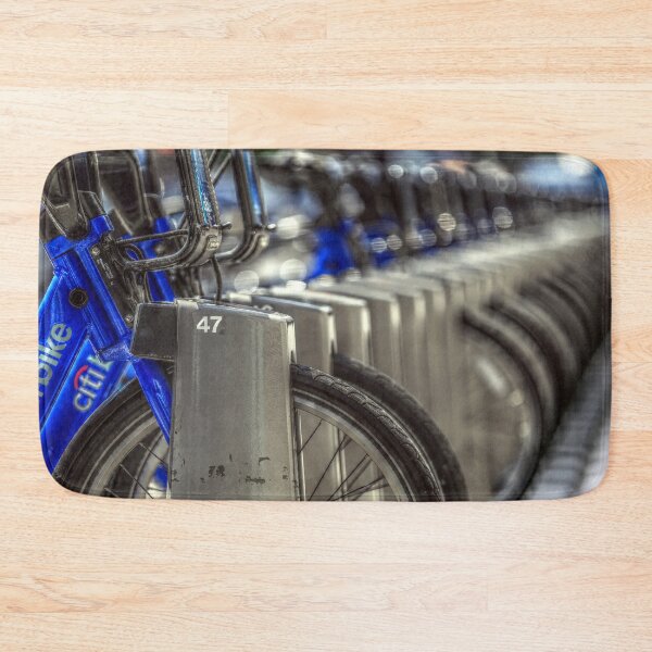 Item preview, HDR of Blue Citibikes designed and sold by StampCity.