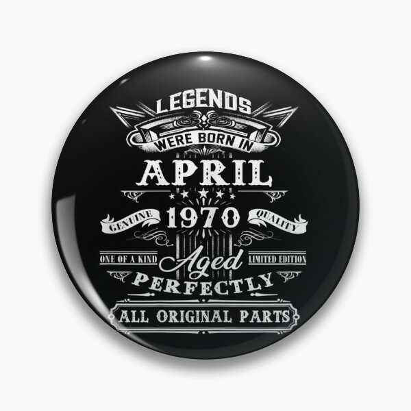 Item preview, Legends Were Born In April 1970 Aged Perfectly designed and sold by JulyDesigns.