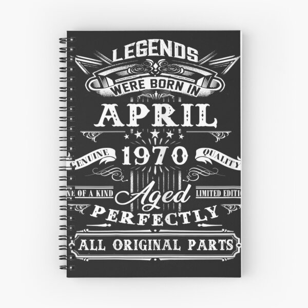 Item preview, Legends Were Born In April 1970 Aged Perfectly designed and sold by JulyDesigns.