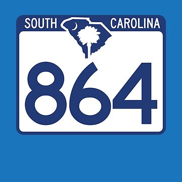 Aperçu de l'œuvre Caroline du Sud State Route 864 (indicatif régional 864) de SRnAC