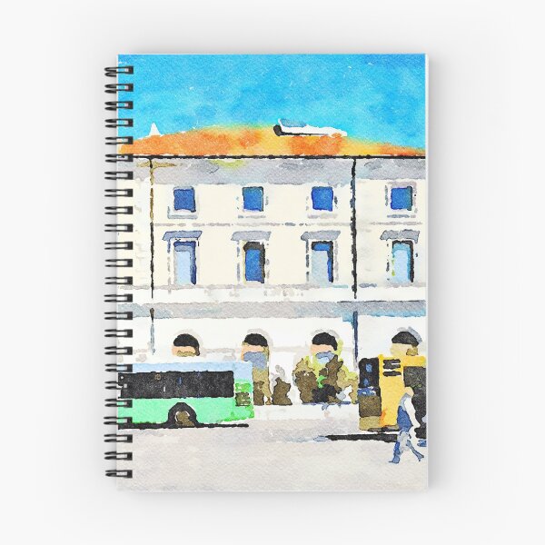 Item preview, Old railway station with bus terminus designed and sold by Giuseppe Cocco.