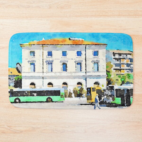 Item preview, Old railway station with bus terminus designed and sold by Giuseppe Cocco.