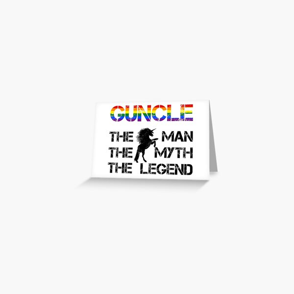 Item preview, GUNCLE, GAY UNCLE. THE MAN, THE MYTH, THE LEGEND designed and sold by Priscimissy.