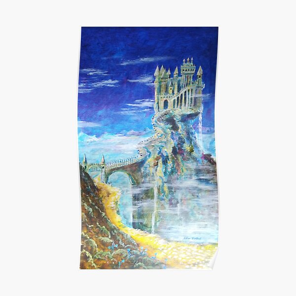 Der Weg zur Burg Hohenwarth Poster