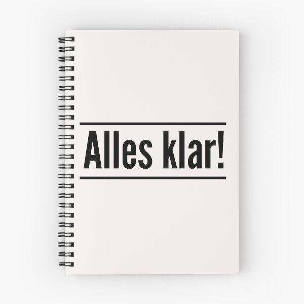 Item preview, Alles Klar Deutsch German all clear, got it, it's all good  designed and sold by Time4German.