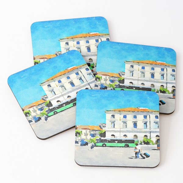 Item preview, Old railway station with bus terminus designed and sold by Giuseppe Cocco.