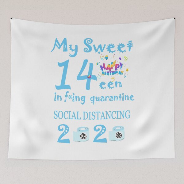 Item preview, My Sweet 14th Birthday In F*ing Quarantine T- Shirt designed and sold by TeesFashion.