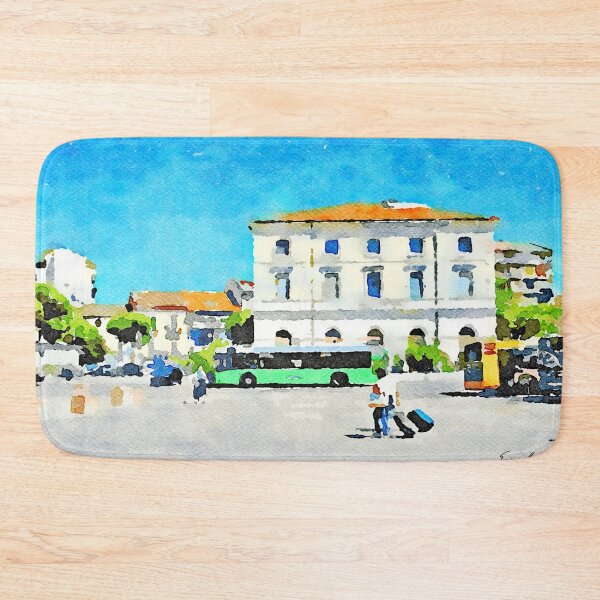 Item preview, Old railway station with bus terminus designed and sold by Giuseppe Cocco.