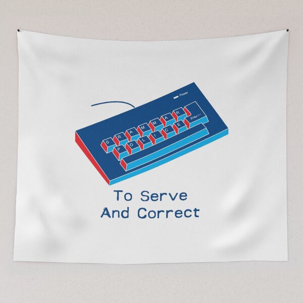 Item preview, Grammar Police - To Serve and Correct designed and sold by d247.