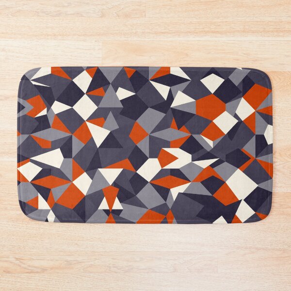 Item preview, Fragmented geometrics - orange and grey shades designed and sold by BrankaPD.