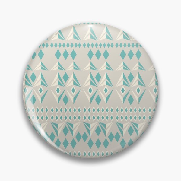 Item preview, Tribal geometric pattern - light blue and grey designed and sold by BrankaPD.