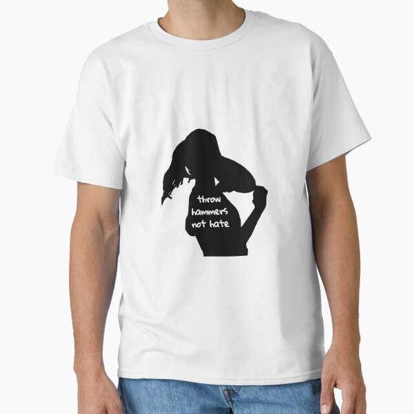 Item preview, throw hammers not hate designed and sold by izysfavs.