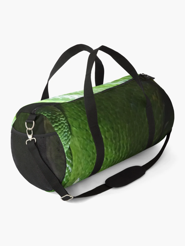 Thumbnail 2 of 3, Duffle Bag, Green Tree Python designed and sold by Catavan.