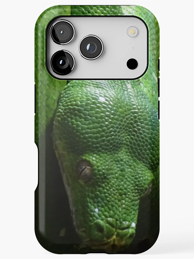 Thumbnail 1 of 4, iPhone Case, Green Tree Python designed and sold by Catavan.