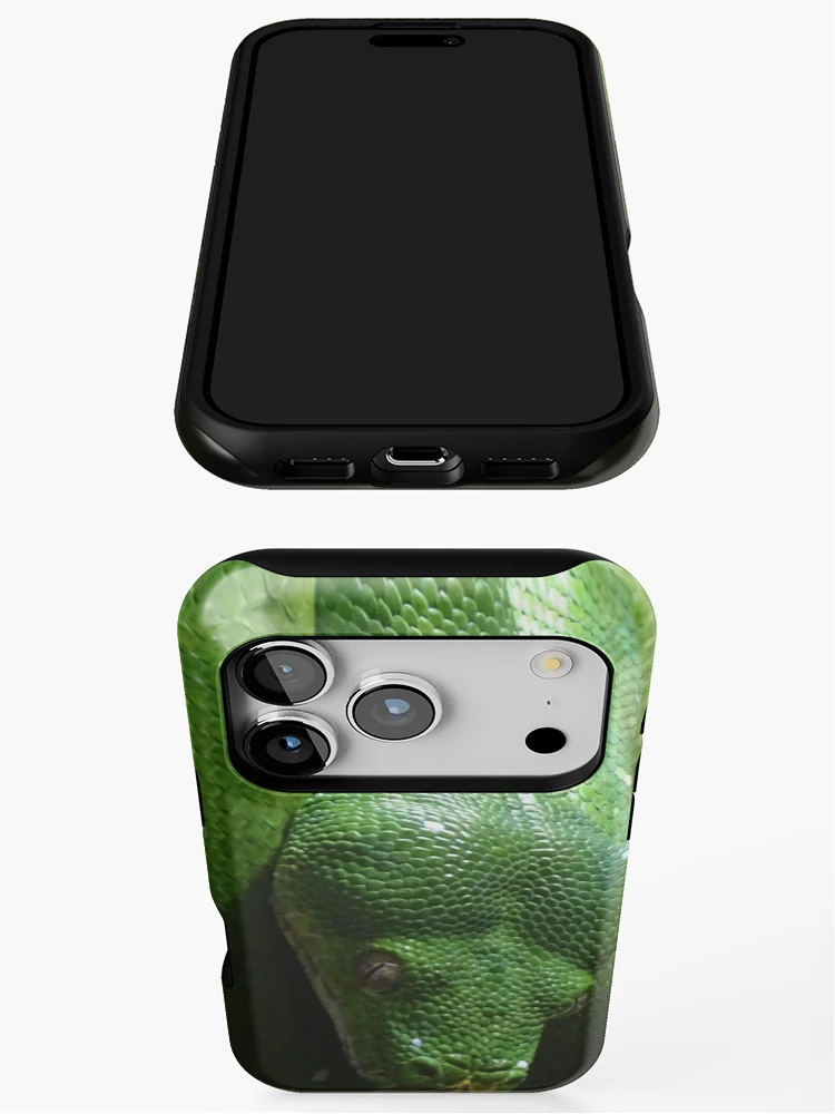 Thumbnail 3 of 4, iPhone Case, Green Tree Python designed and sold by Catavan.