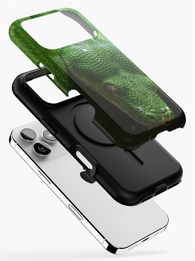 Thumbnail 2 of 4, iPhone Case, Green Tree Python designed and sold by Catavan.