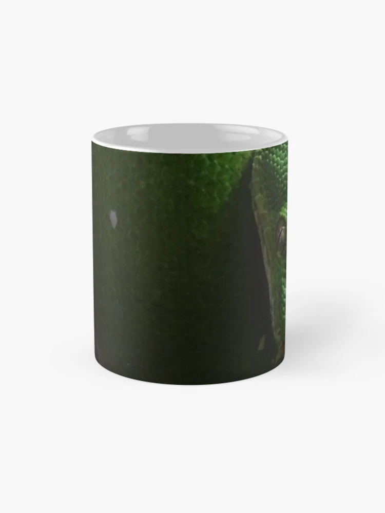 Thumbnail 4 of 6, Coffee Mug, Green Tree Python designed and sold by Catavan.