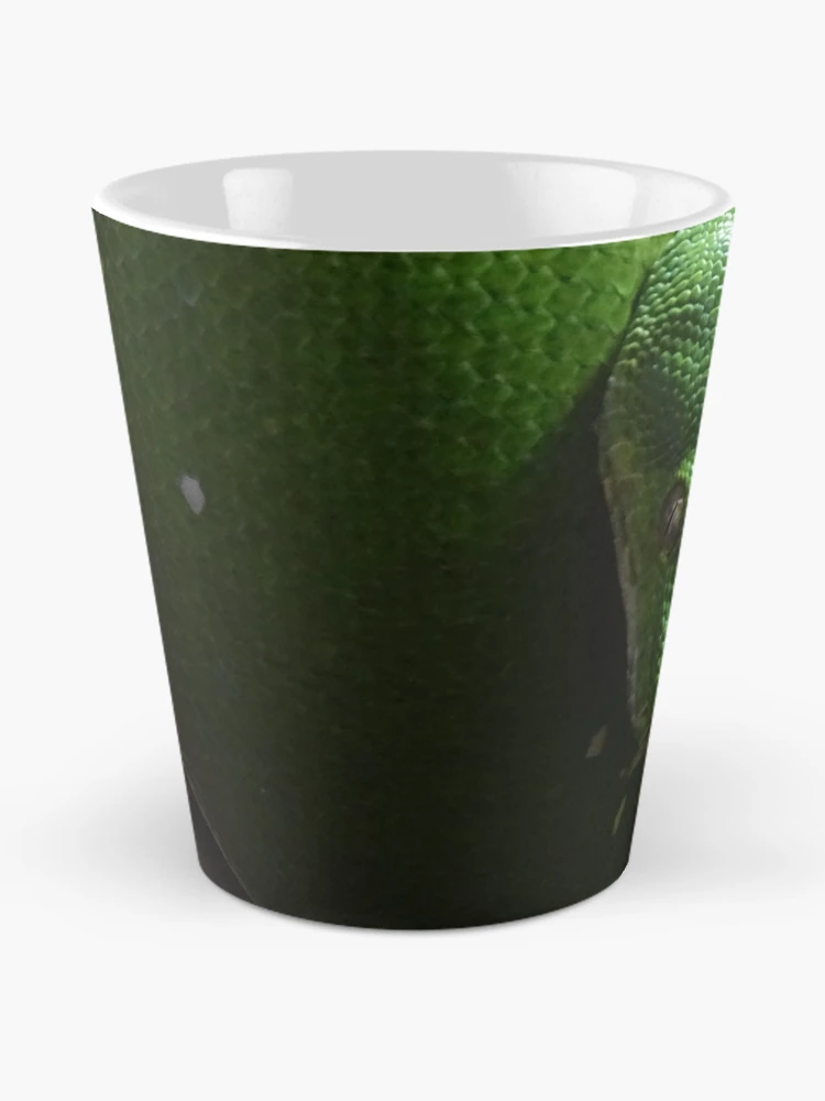 Thumbnail 2 of 4, Coffee Mug, Green Tree Python designed and sold by Catavan.