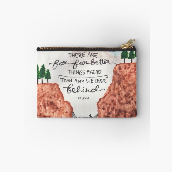 Item preview, C.S. Lewis Quote - There Are Far Better Things Ahead Than Any We Leave Behind. designed and sold by RadhiaAlfaradhi.